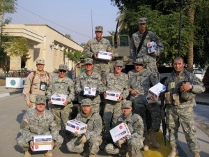 4th Division soldiers say thank-you with smiles